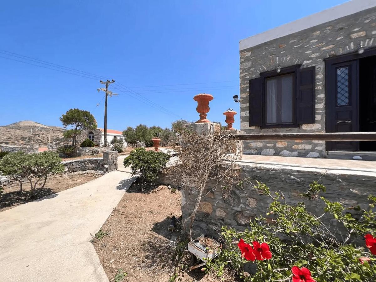 Πέτρινο Εξοχικό Σπίτι Στη Σύρο Agros  외부 사진