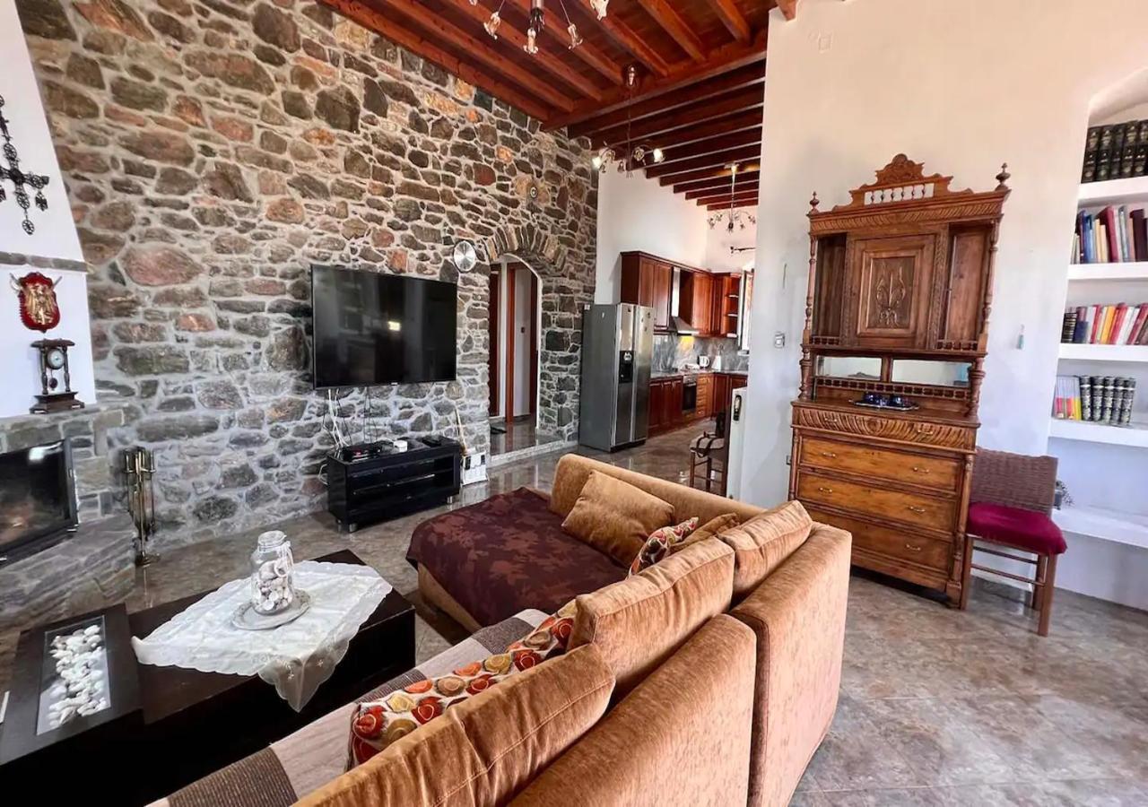 Πέτρινο Εξοχικό Σπίτι Στη Σύρο Agros  외부 사진